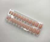 French Press-on Nail Set Of 24 With Application Kit