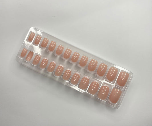 French Press-on Nail Set Of 24 With Application Kit